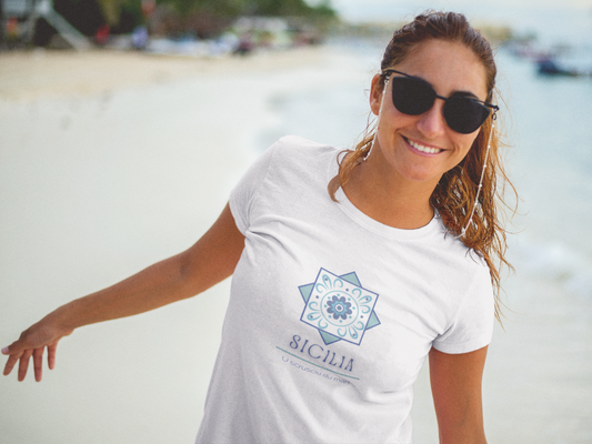Boxy Tee with Sicilian Theme: Sicilia - U scrusciu du mari