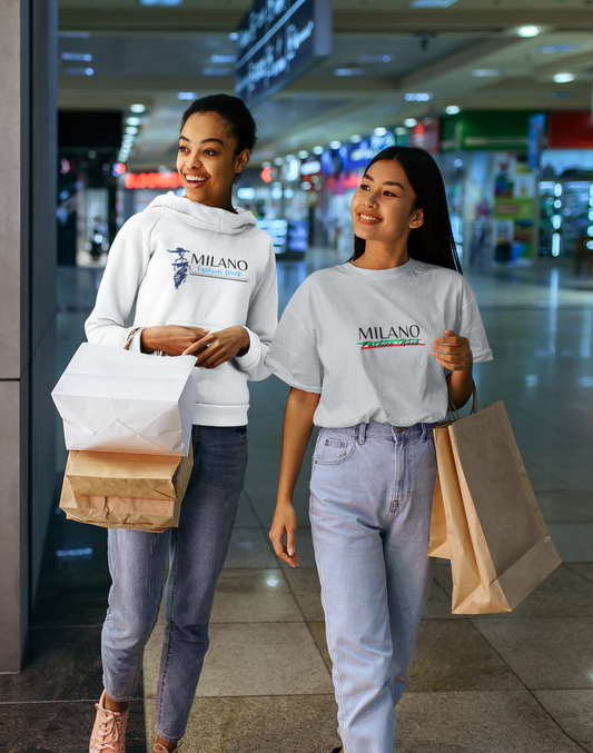 Milan Fashion Week Long Sleeve Tee, Trendy Long Sleeve Top, Milano Fashion Shirt, Casual Wear for Fashion Lovers