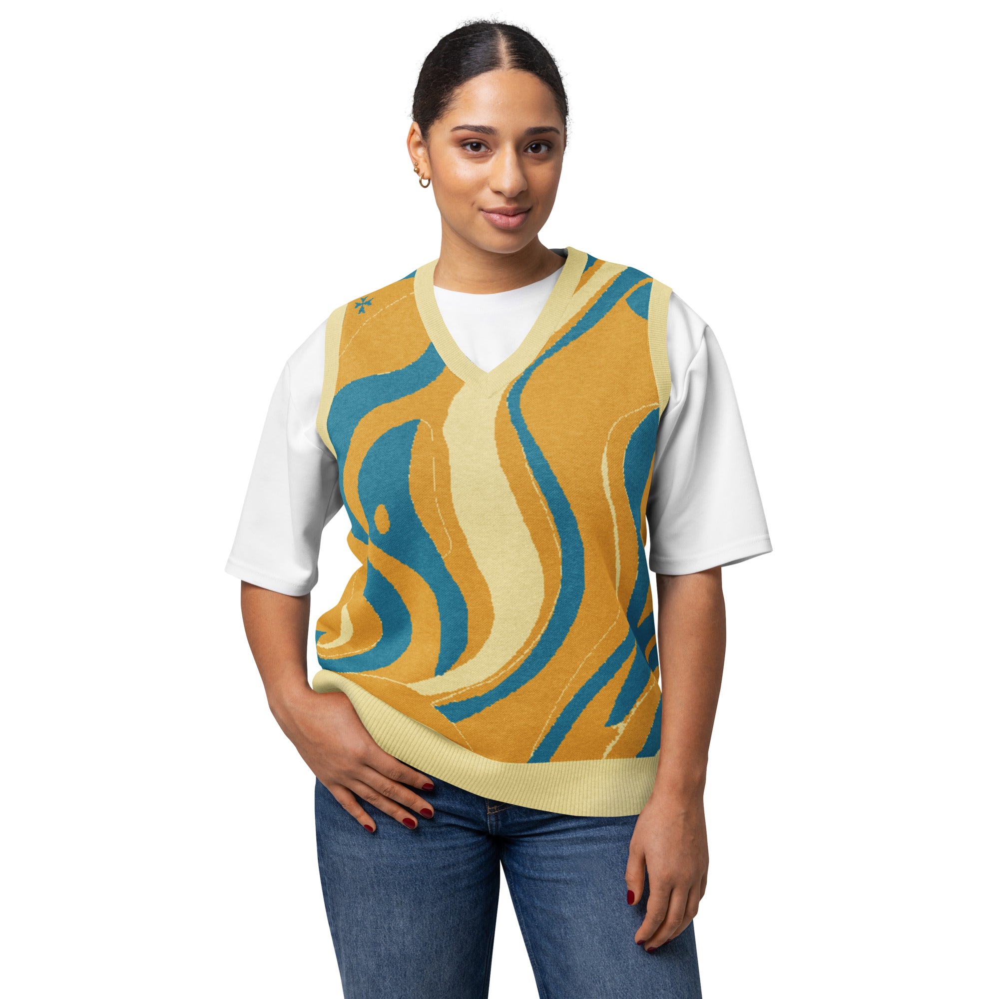 Amalfi Knit V-neck Vest