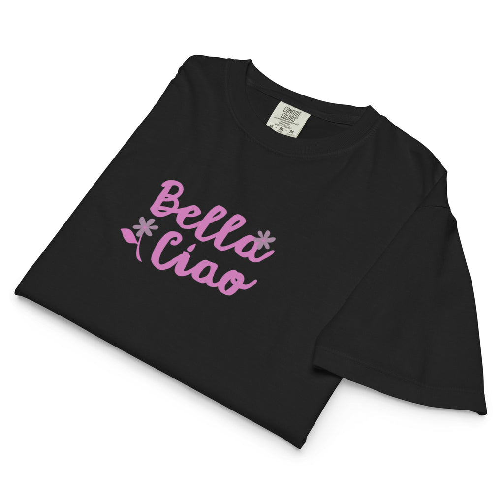 Bella Ciao Damen-T-Shirt im kastenförmigen Schnitt
