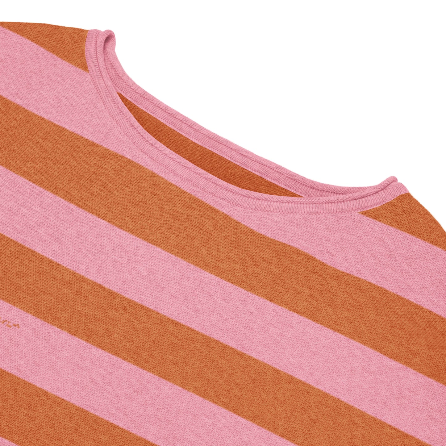 Capri Stripes Woman's straight bottom knitted sweater