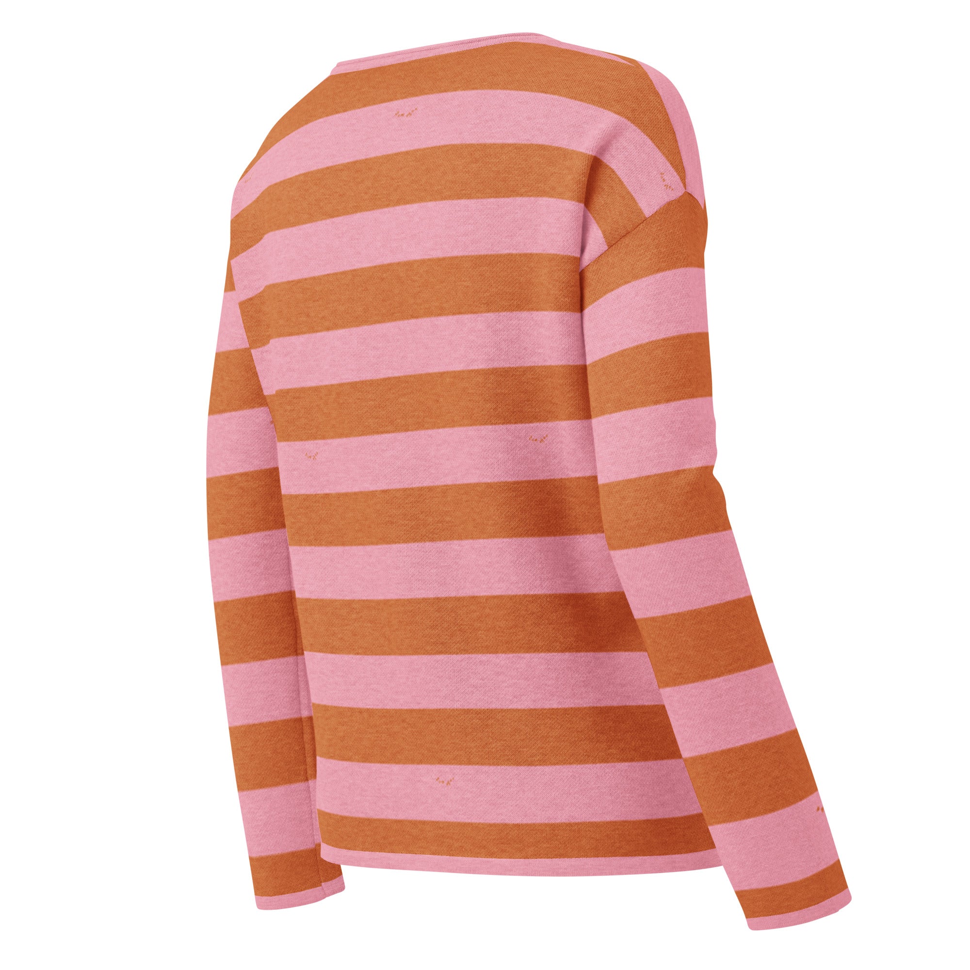 Capri Stripes Woman's straight bottom knitted sweater